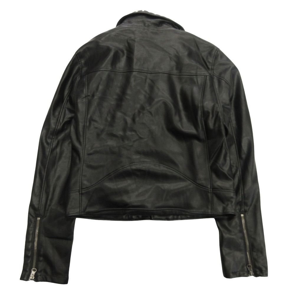 新品同様 REFLEM レフレム ボア裏地PU レザー スタッズ ライダース