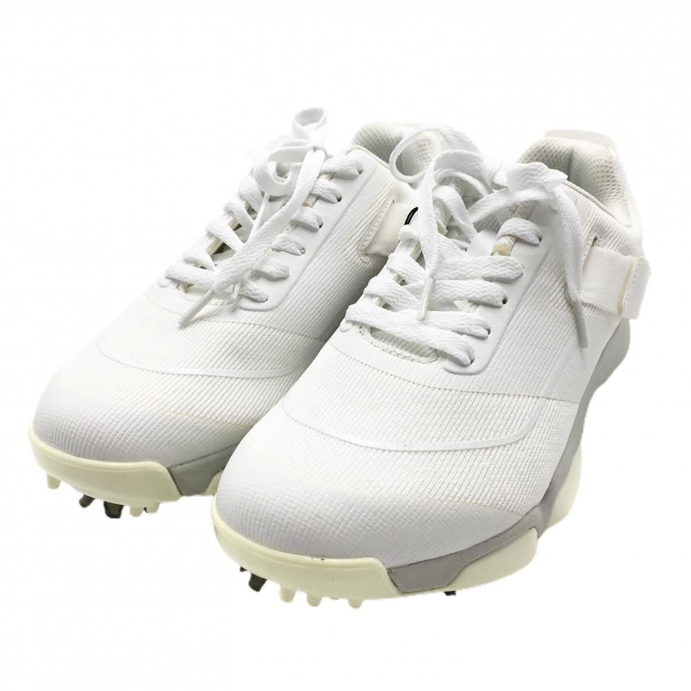 デサント ゴルフシューズ 白 BMZインソール スパイクレス 底面黄変 レディース 24.0 ゴルフウェア DESCENTE