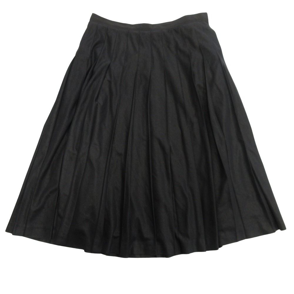 美品 icb アイシービー プリーツ フェイクスエード スカート