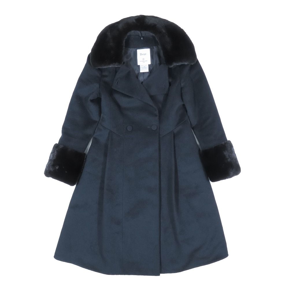 美品 19AW Rene ルネ コペンハーゲン ミンクファーコート アンゴラ