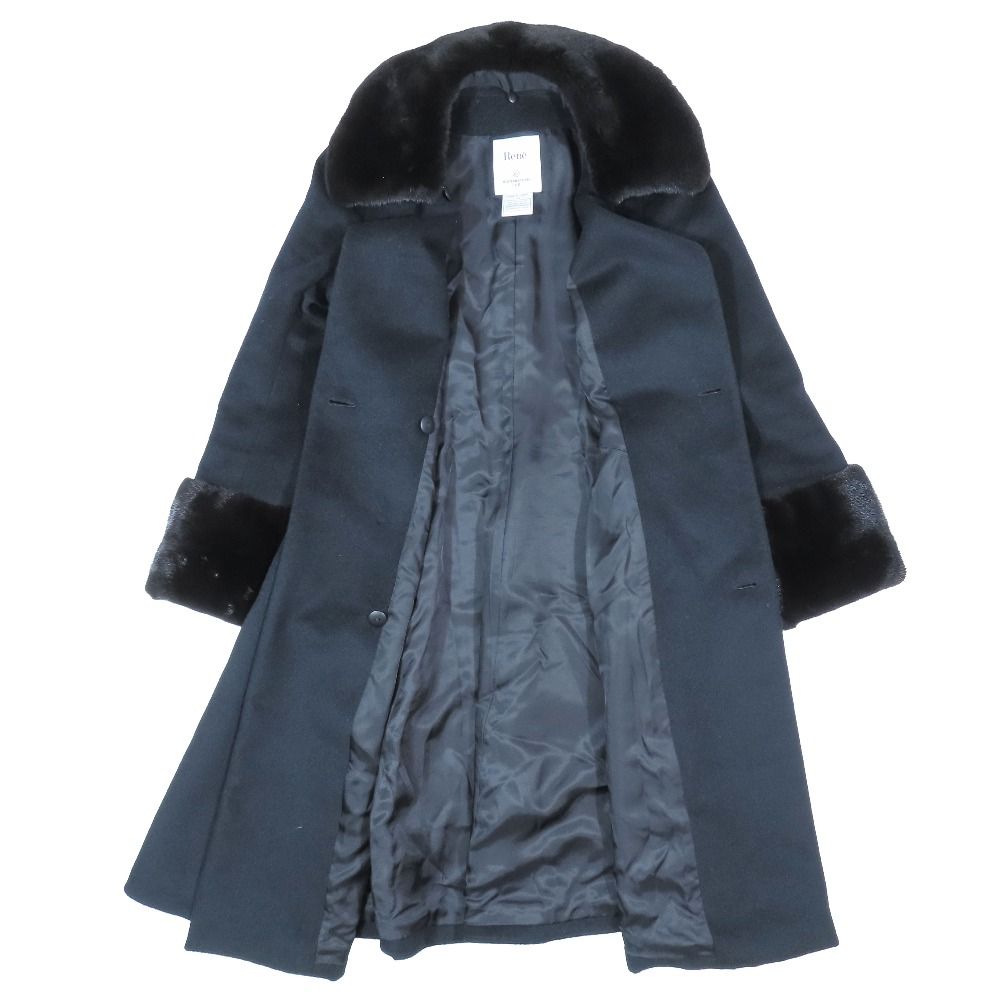 美品 19AW Rene ルネ コペンハーゲン ミンクファーコート アンゴラ