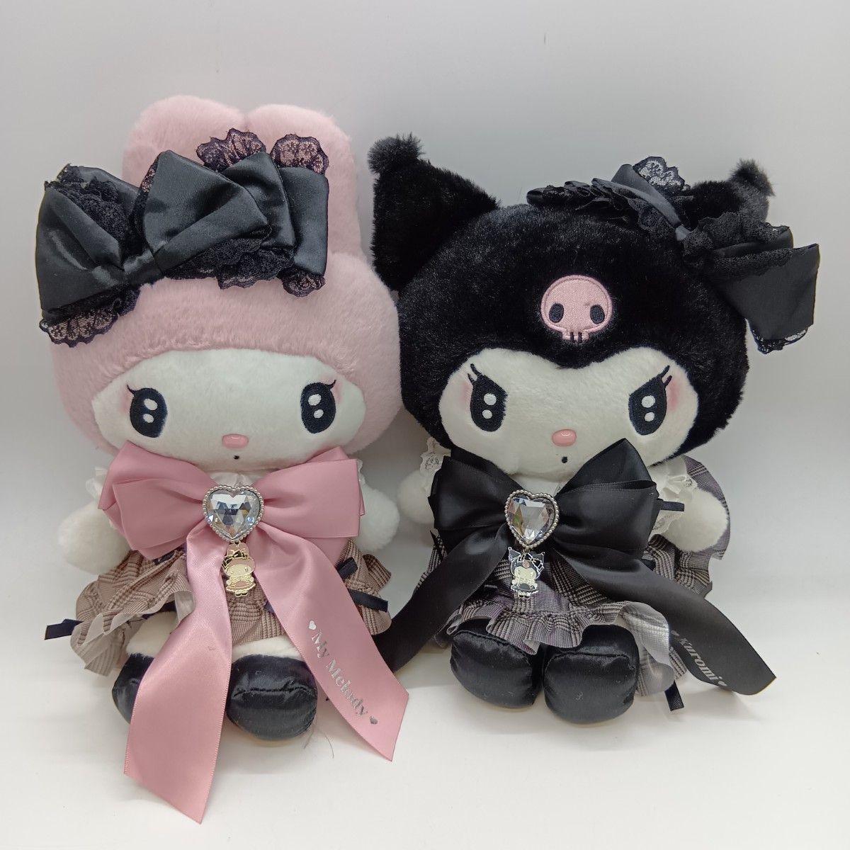 サンリオ♡秘密のメロクロ　ぬいぐるみセット ◎◎sanrio サンリオ 秘密のメロクロ マイメロディ クロミ セット