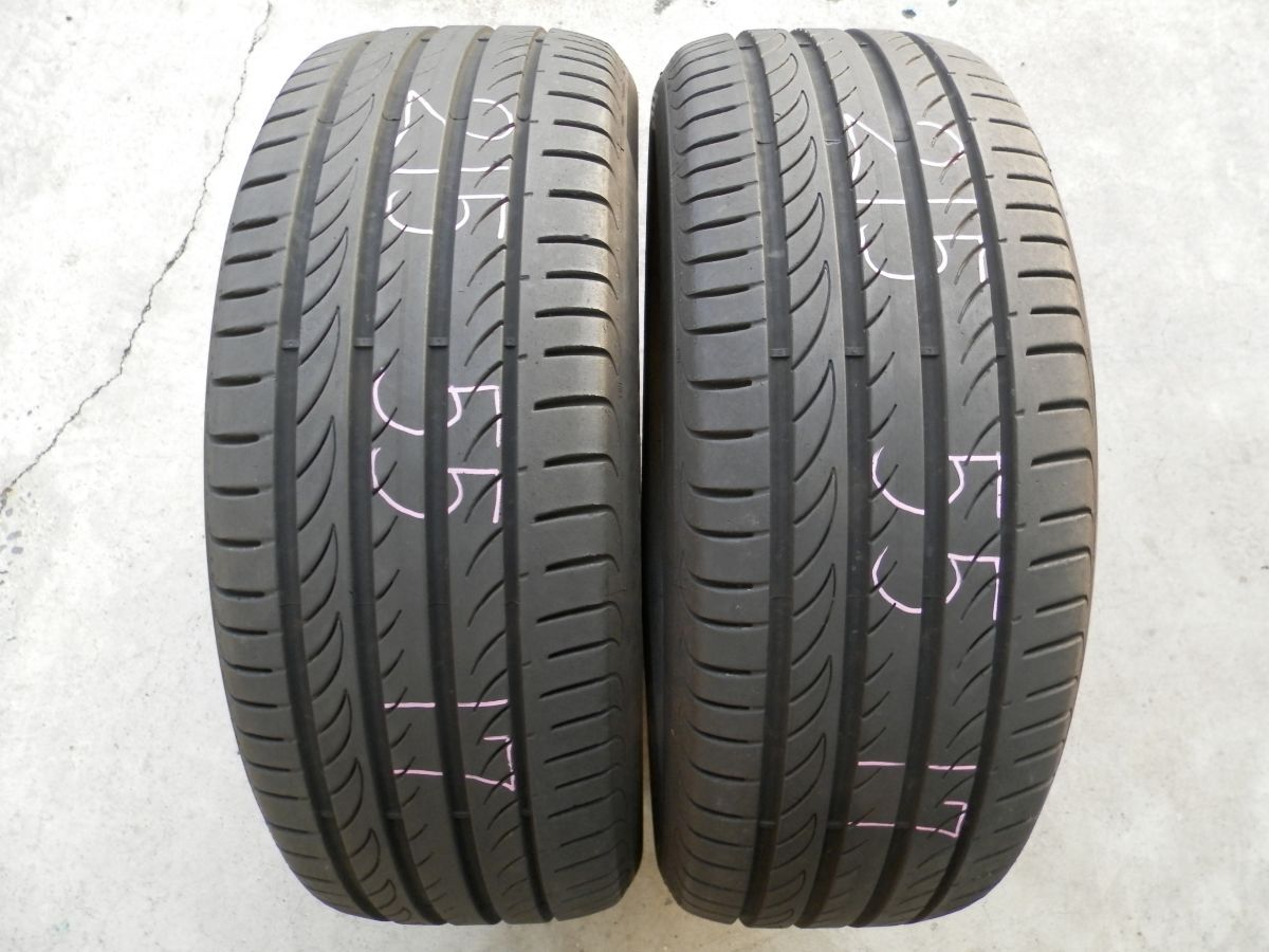 215 55 R 17 ピレリ POWERGY ラジアルタイヤ 2本SET 製 夏タイヤ