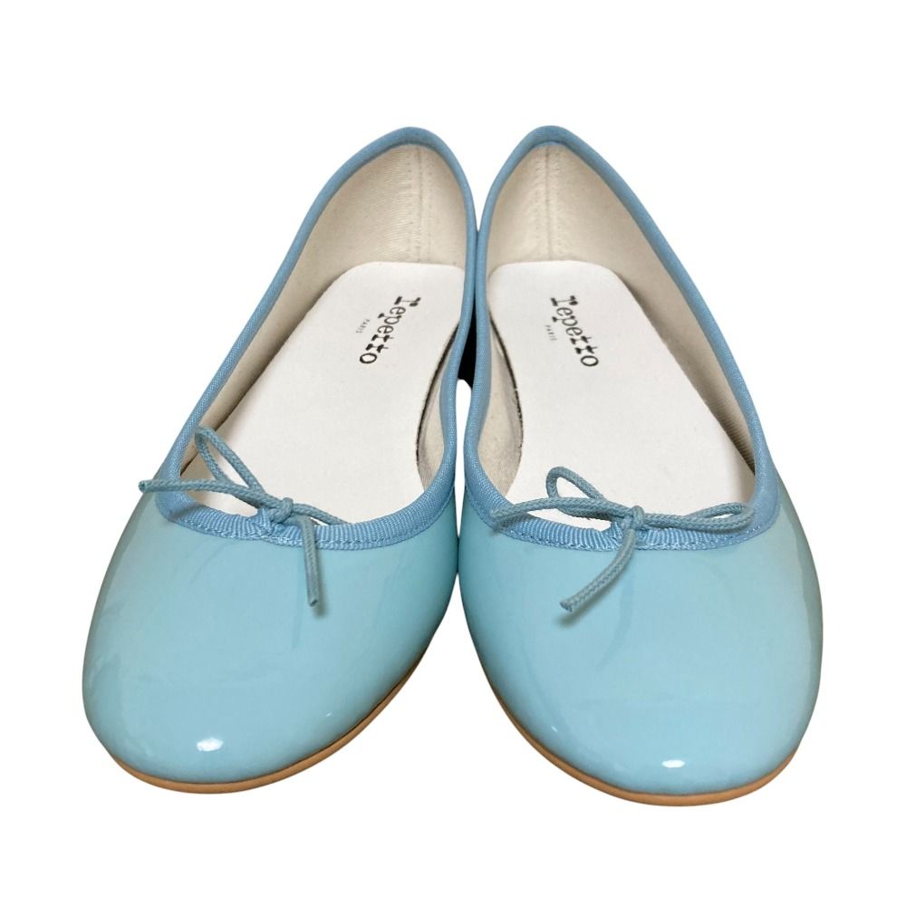 Repetto レペット Cendrillon H AD Eden バレリーナ フラットシューズ サイズ37 約23.5 cm ライトブルー レディース 古着