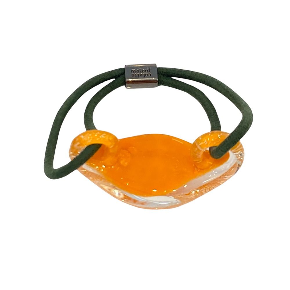 美品 colette malouf コレットマルーフ ポニー ヘアゴム イエロー