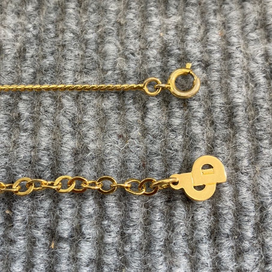 Christian Dior クリスチャンディオール ネックレス ラインストーン