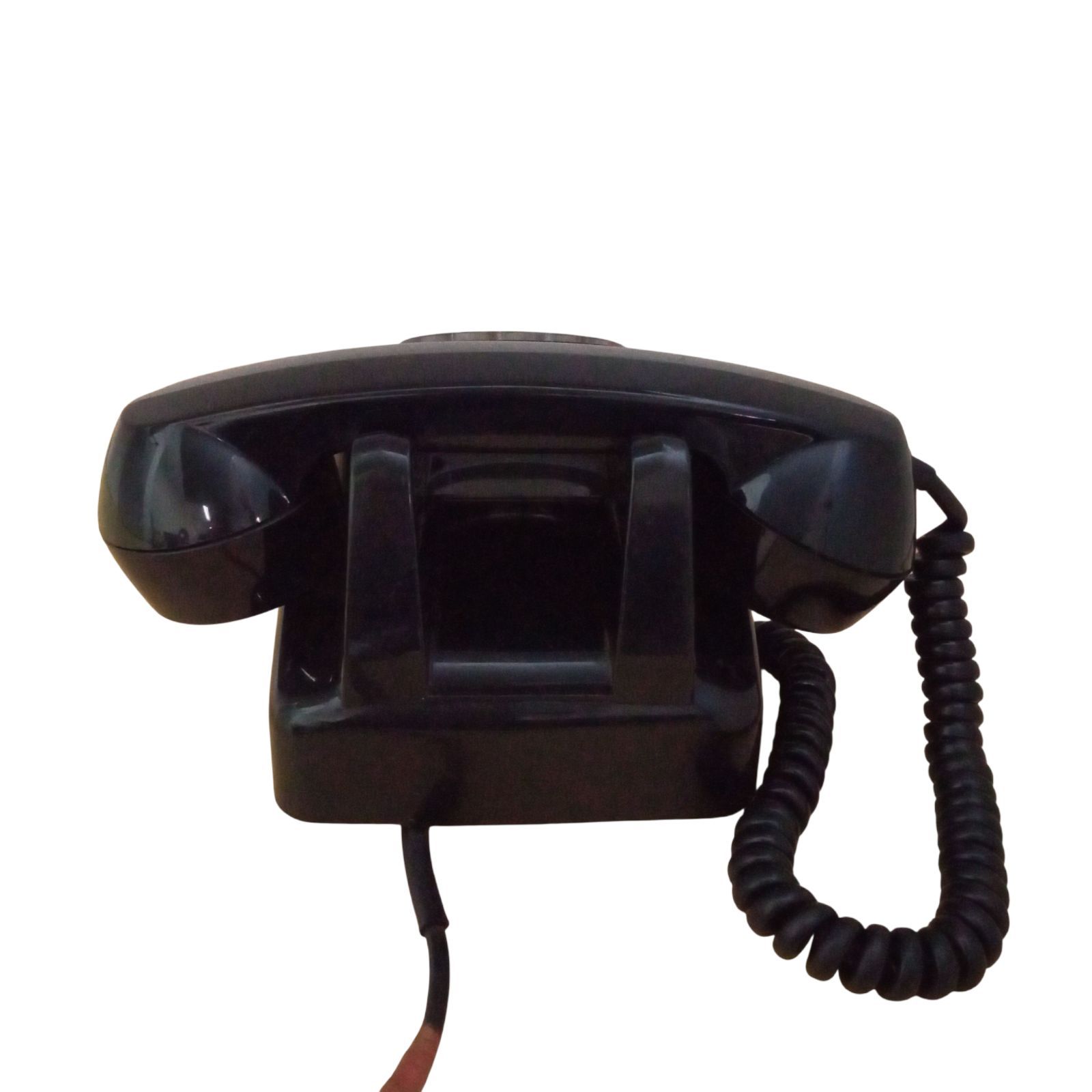X11290 黒電話 601-A2 ダイヤル式 昭和レトロ クラシック アンティーク