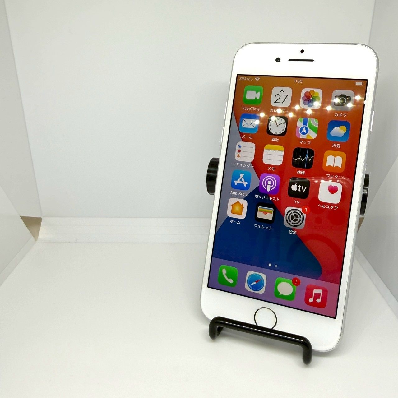 iPhone8 256GB シルバー SIMフリー バッテリー100% - メルカリ