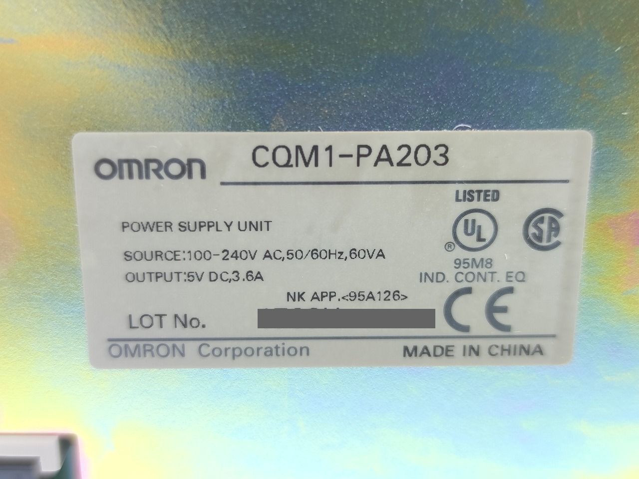 CQM1-PA203 シーケンサー 未使用 即発送可【管理番号 30 3617】 CQM1-PA203 シーケンサー 未使用 即発送可【管理番号 30 3617】 複数