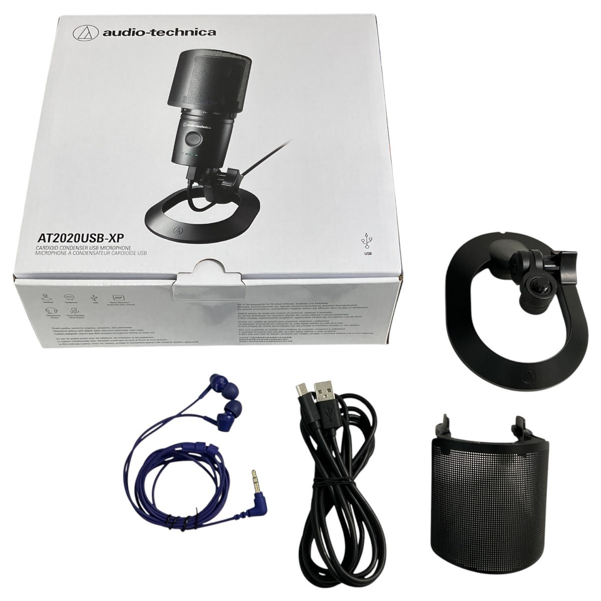 audio-technica AT2020USB-XP コンデンサーマイク 録音機材 オーディオ