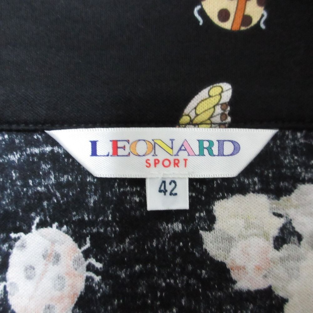 新品同様 LEONARD SPORT レオナールスポーツ フラワープリント ロング