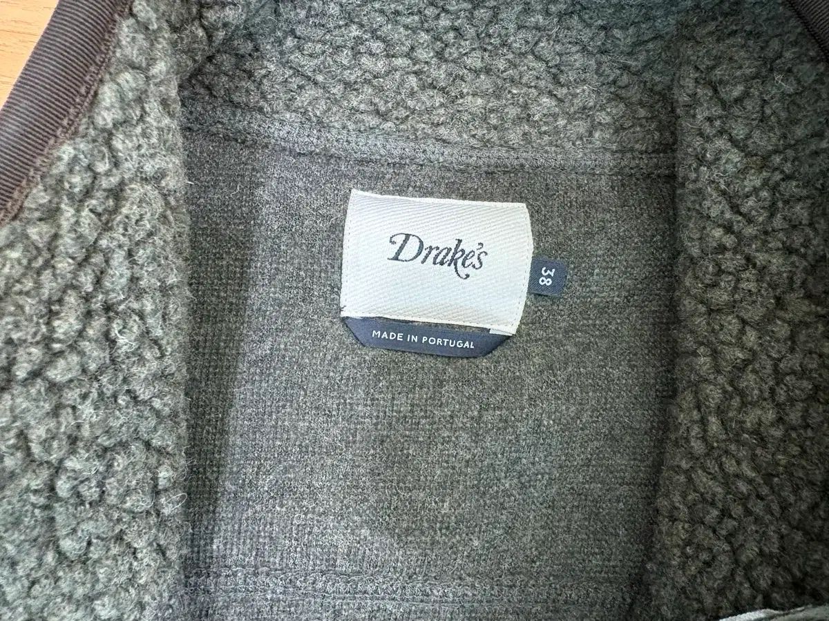 ドレイクス ブークレ フリース ジャケット 38 ウインドブレーカー テーラードジャケット 