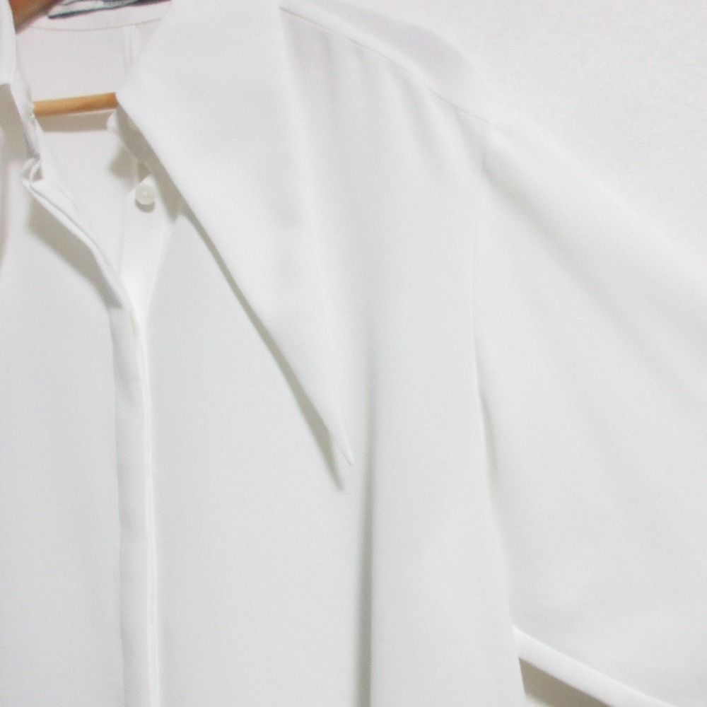 KIMHEKIM キムヘキム ELF SHIRT シャツ ブラウス ホワイト レディース 古着