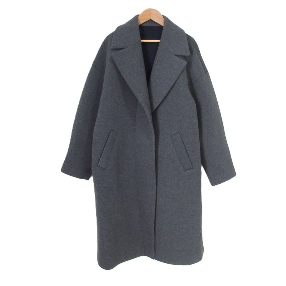 良品 ebure エブール ボンディングコート 2810200035 38サイズ グレー