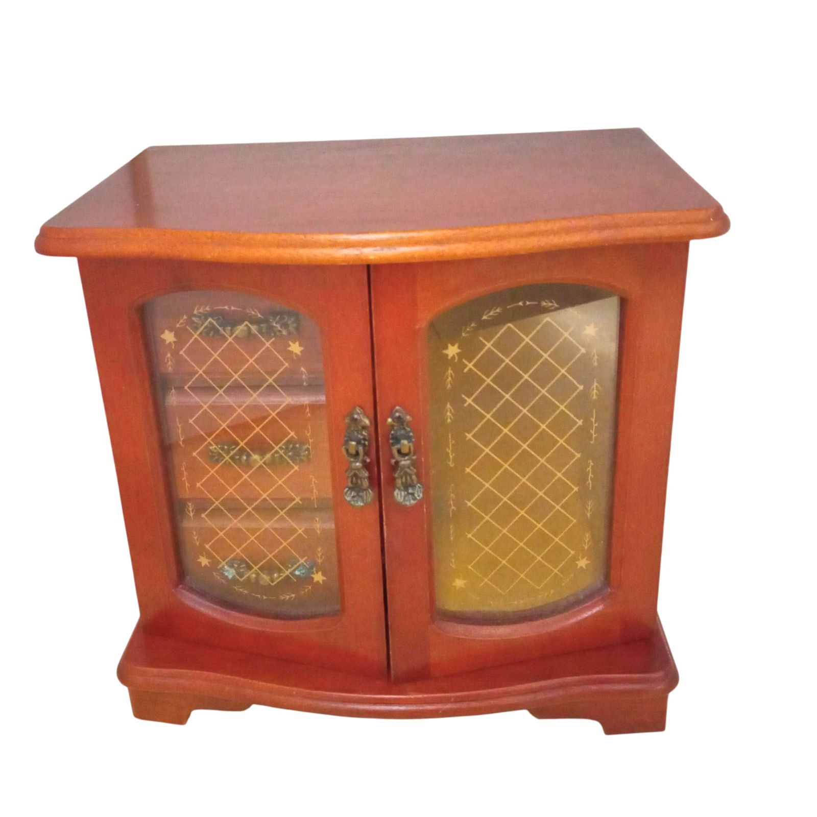 X11258 アンティーク調オルゴール付きジュエリーボックス アンティーク