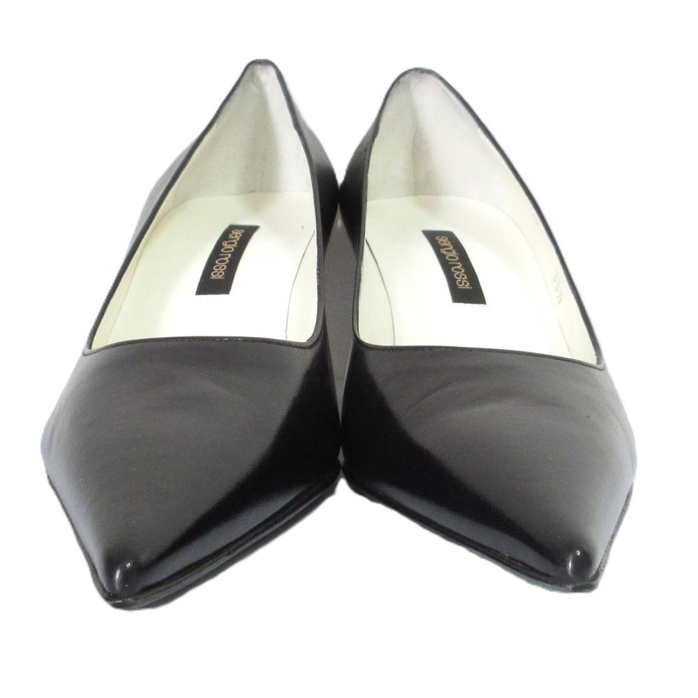 美品 Sergio Rossi セルジオロッシ レザー ポインテッドトゥ パンプス