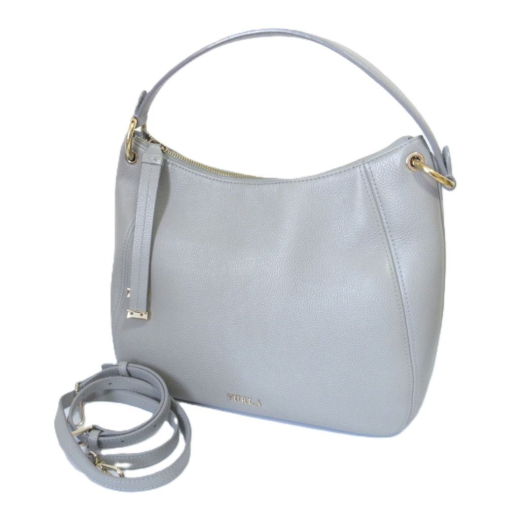 良品 FURLA フルラ シエナ ミディアム ホーボーバッグ ハンドバッグ