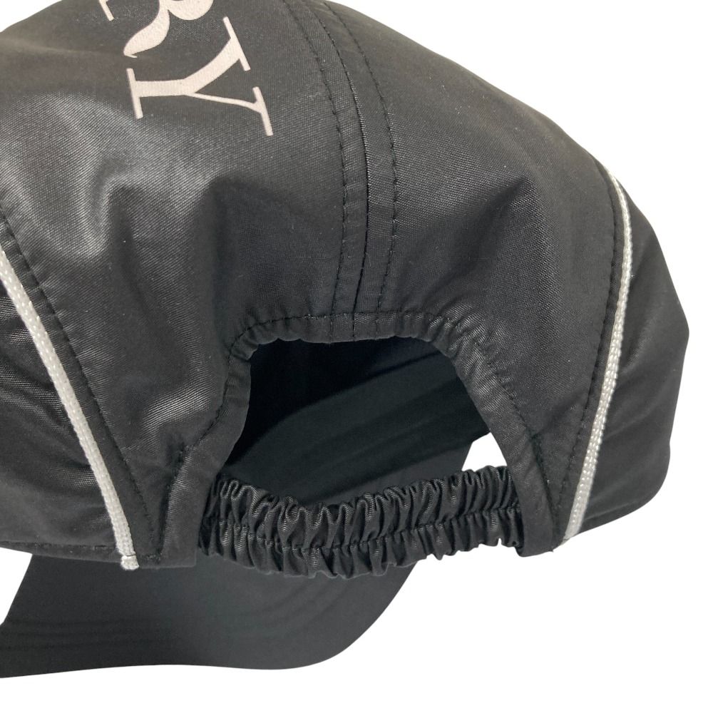 良品 BURBERRY GOLF バーバリーゴルフ ロゴプリント キャップ ブラック