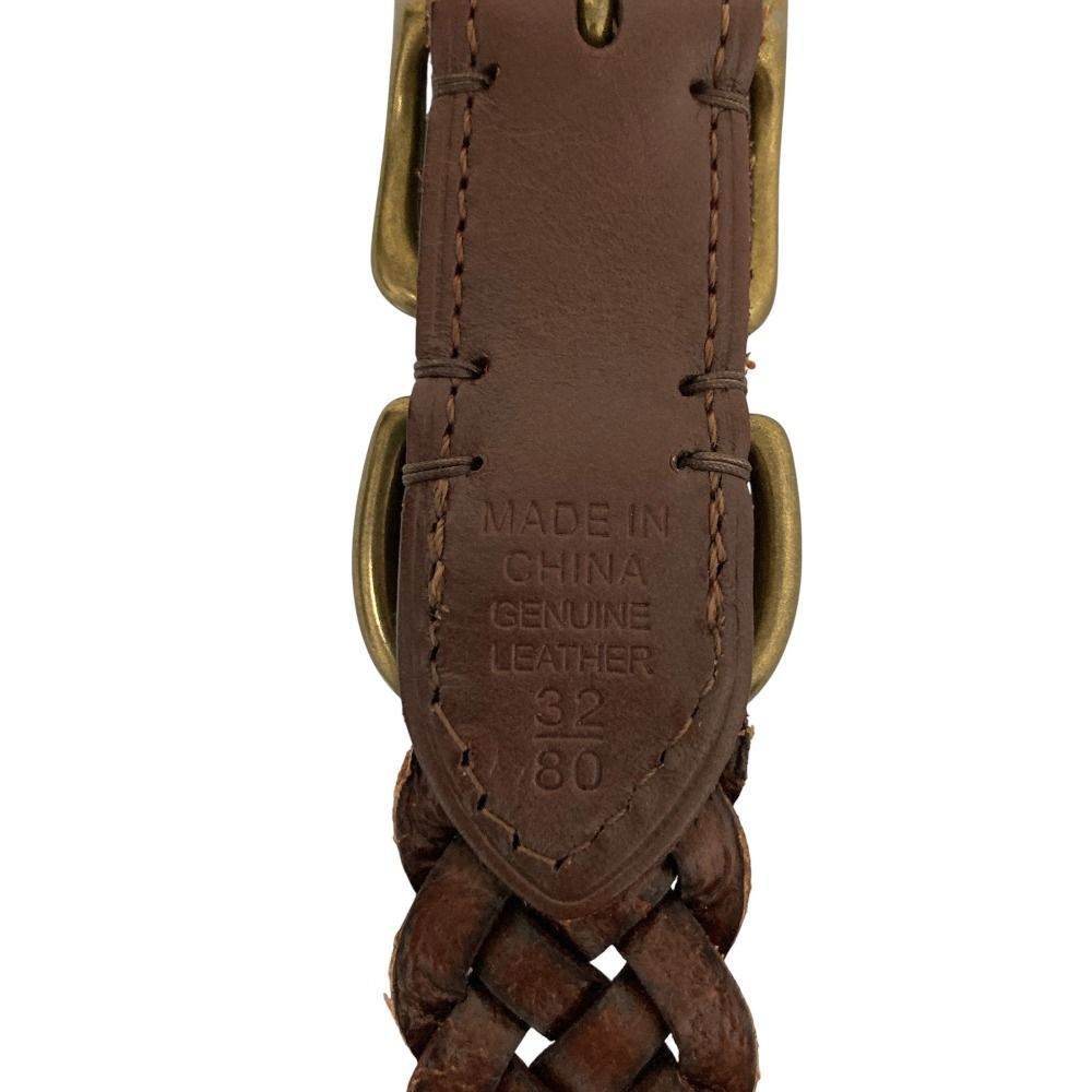 美品 POLO RALPH LAUREN ポロラルフローレン レザー メッシュベルト