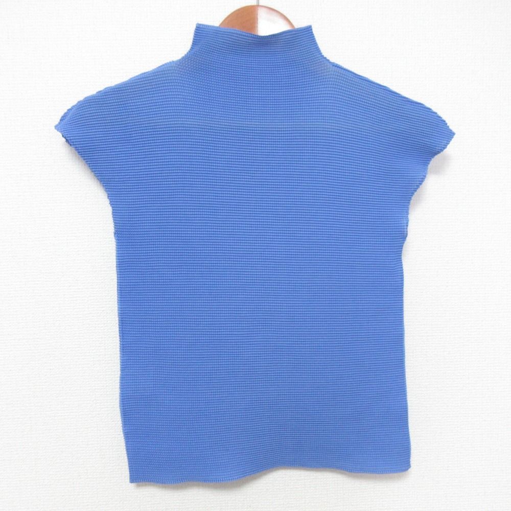 美品 ISSEY MIYAKE me イッセイミヤケ スクエアプリーツ ハイネック