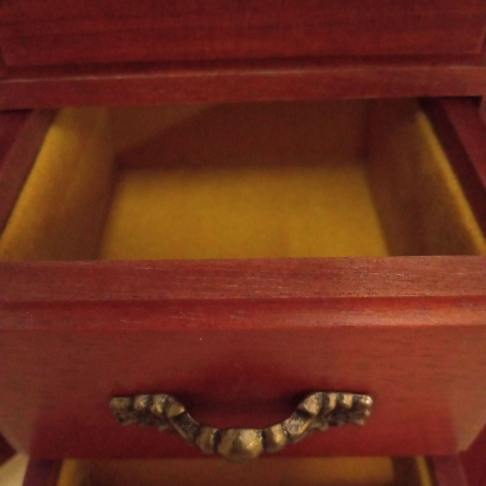 X11258 アンティーク調オルゴール付きジュエリーボックス アンティーク