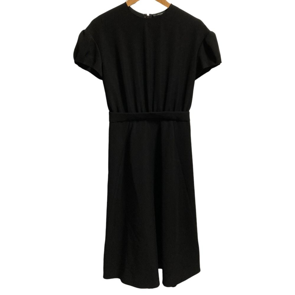 YOKO CHAN ヨーコチャン モデル パフスリーブレイヤードレス ワンピース YCD-123-870 サイズ40 ブラック レディース 古着