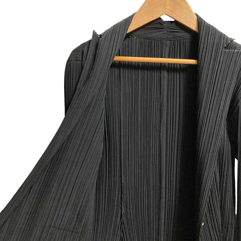 美品 ISSEY MIYAKE FETE イッセイミヤケ プリーツ カーディガン