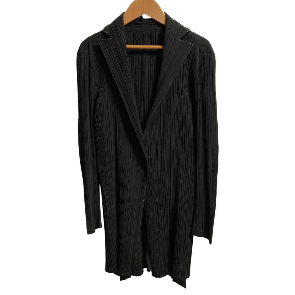 美品 ISSEY MIYAKE FETE イッセイミヤケ プリーツ カーディガン