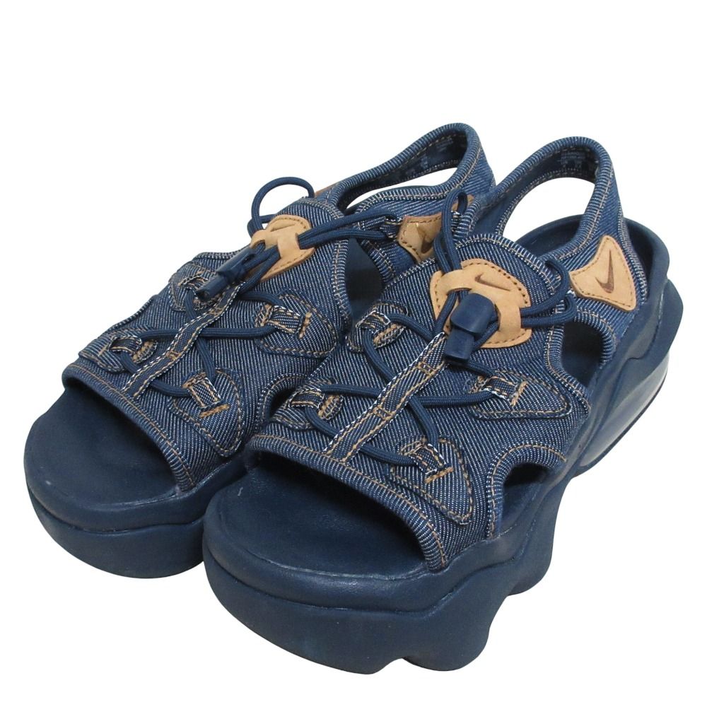 NIKE ナイキ AIRMAX エアマックス ココ デニム サンダル HF 1060-400 サイズUS 5 22 cm インディゴ レディース 古着