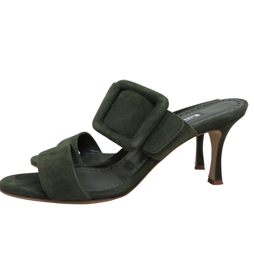 MANOLO BLAHNIK 美しいスエードレザーサンダル 専用】マノロブラニク