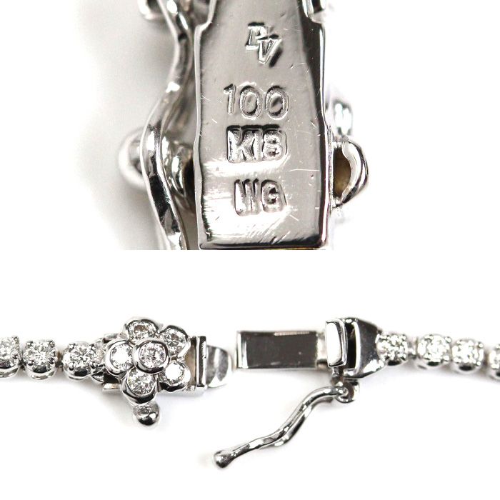 Ponte Vecchio ポンテヴェキオ K18WG ホワイトゴールド ブレスレット