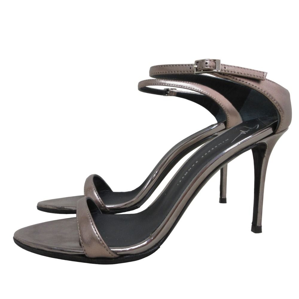 23 AW Giuseppe Zanotti ジュゼッペザノッティ HEEL SANDAL ストラップ サンダル 36 23.0 cm相当 ブロンズ レディース 古着