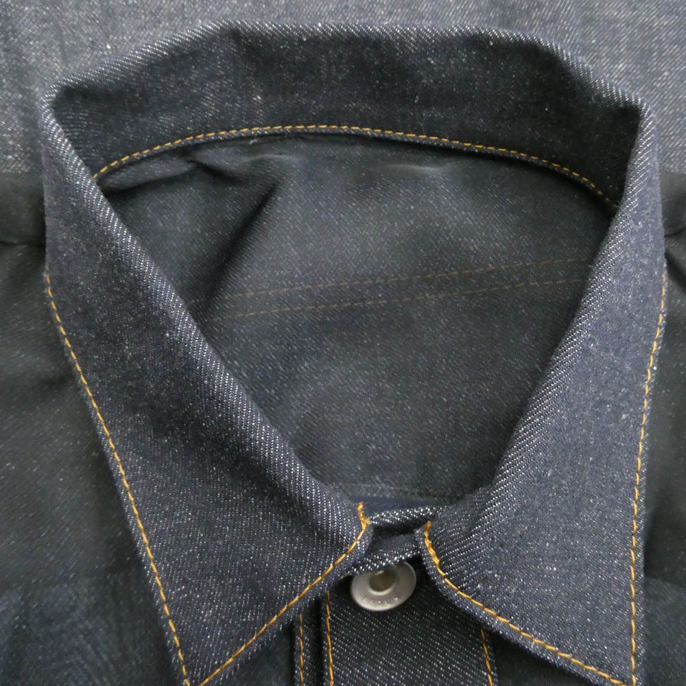 訳あり！sacai サンプル　ジャケット　デニム　ドッキング Sacai サカイ 25SS 25-07715 Denim Mix Shirt INDIGO デニムミックス
