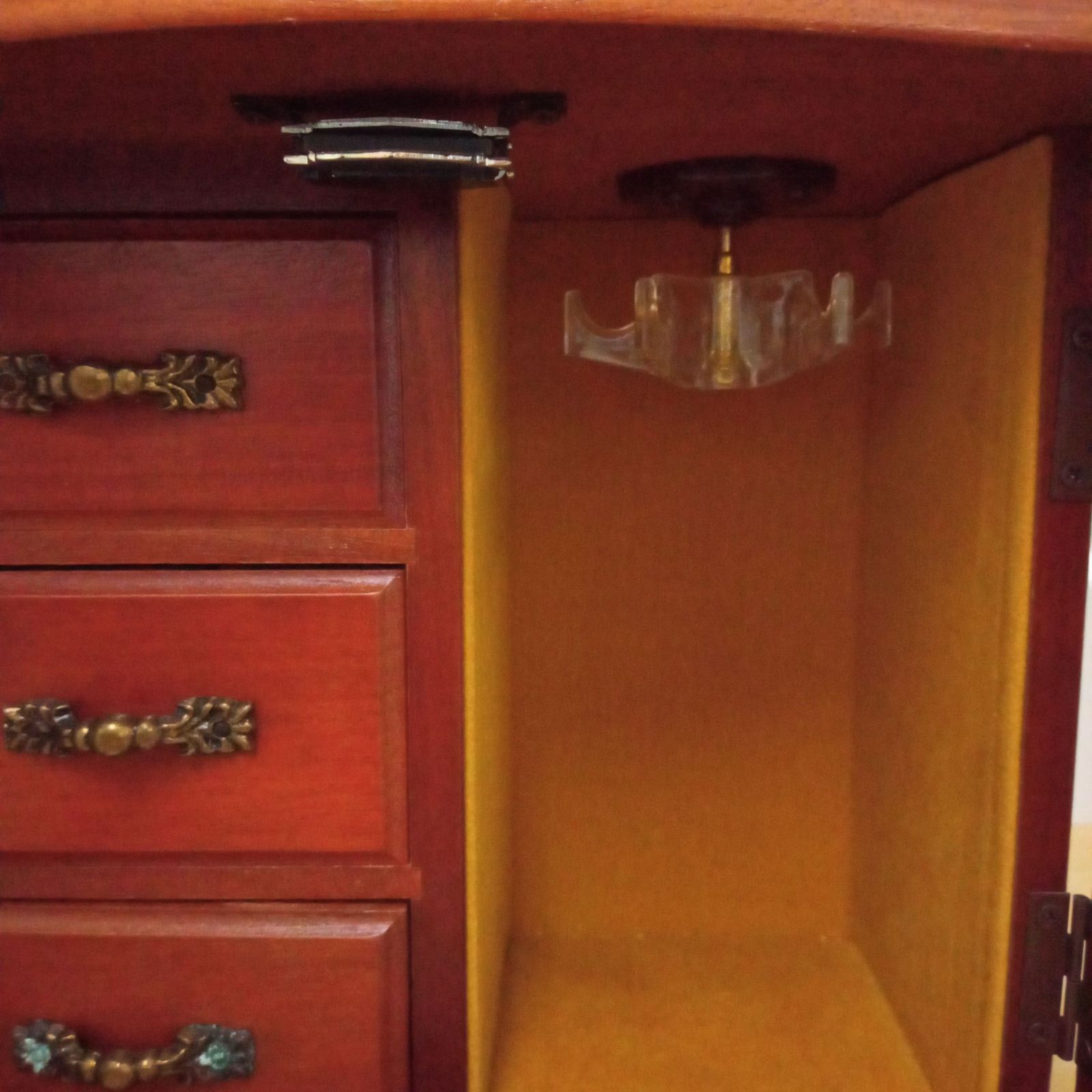 X11258 アンティーク調オルゴール付きジュエリーボックス アンティーク