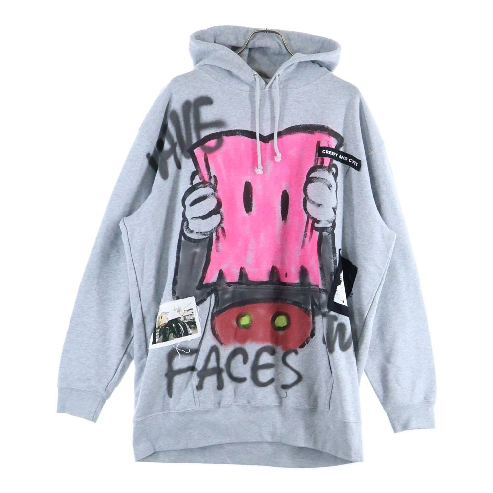 GUERNIKA (ゲルニカ) フォトパッチ ペイント柄 プルオーバーパーカー