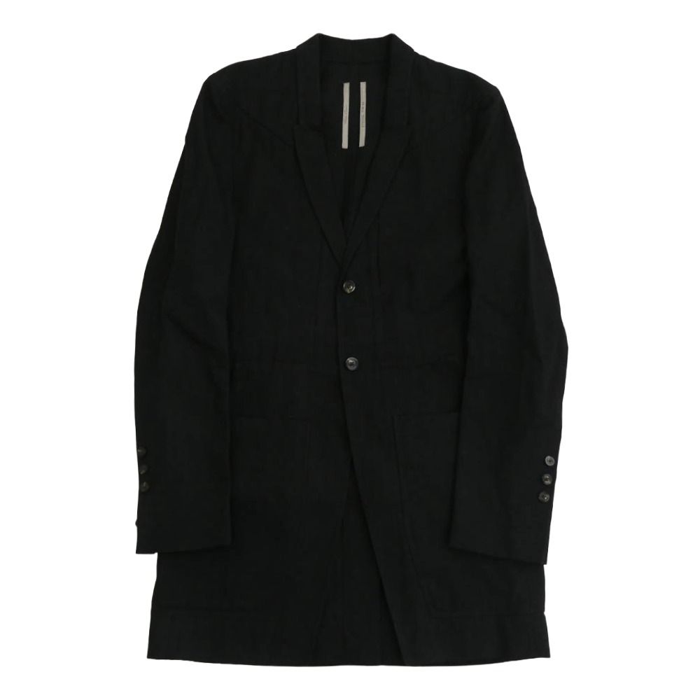 Rick Owens リックオウエンス 22 AW CHB STROBE期 LIDO JACKET リド ジャケット ロング テーラードジャケット タキシード ブラック系 38