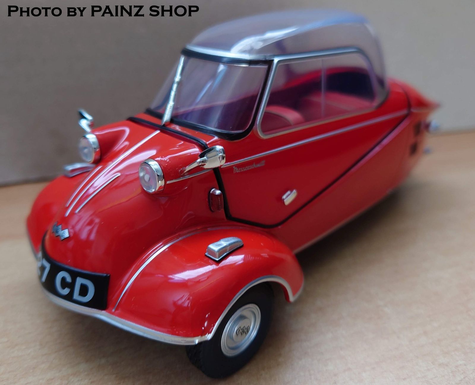 1 18 メッサーシュミットKR 200 レッド Messerschmitt KR Oxford ダイキャスト製ミニカー