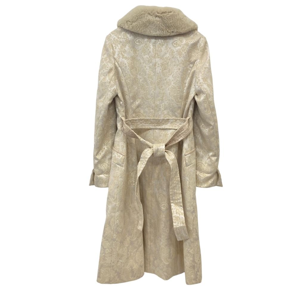 美品 FRANCO FERRARO フランコフェラーロ ラビットファーカラー エン