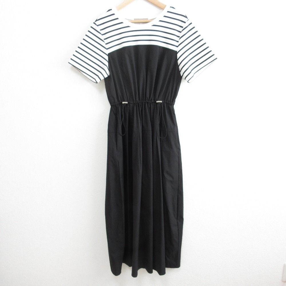 25 SS ジャスグリッティー ビスチェドッキングワンピース サイズ1 ブラック レディース 古着