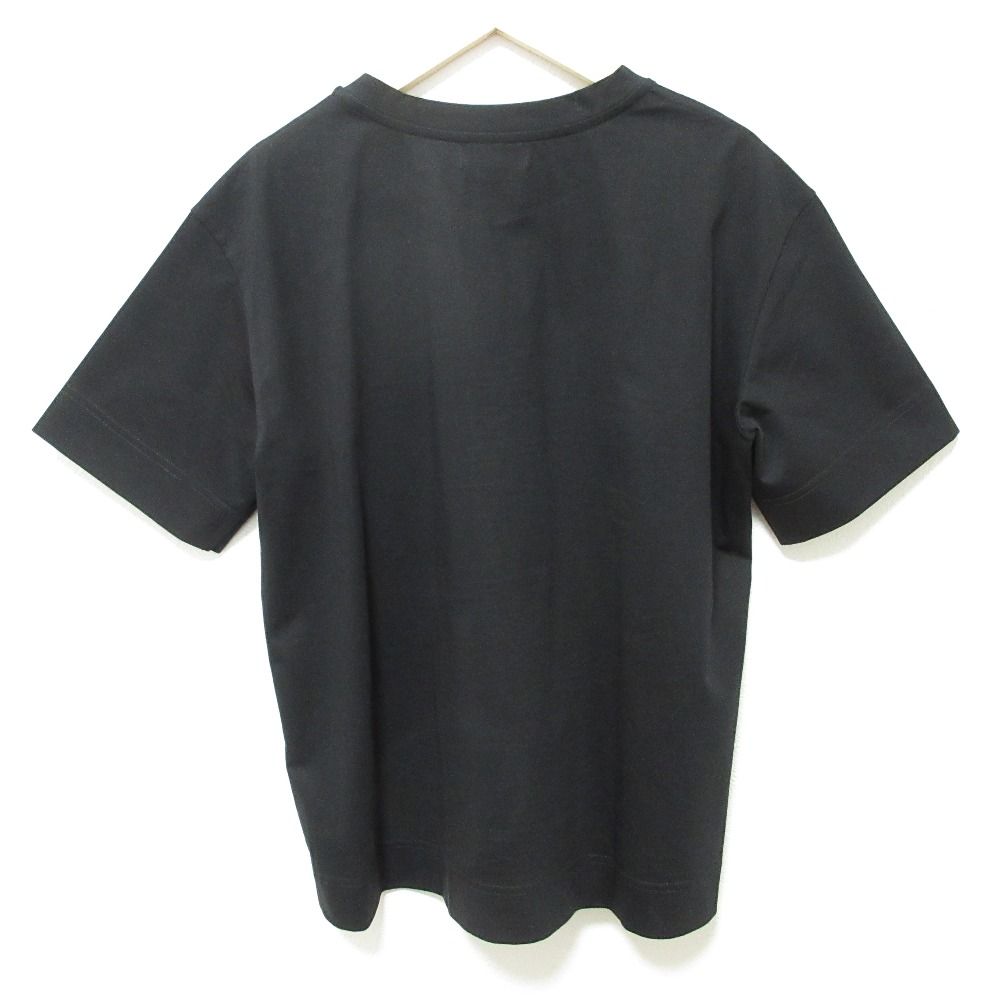 ブルーレーベルクレストブリッジ 星陽子コラボ ピマコットン プレーティング天竺 イラストTシャツ カットソー サイズ38 ブラック レディース 古着