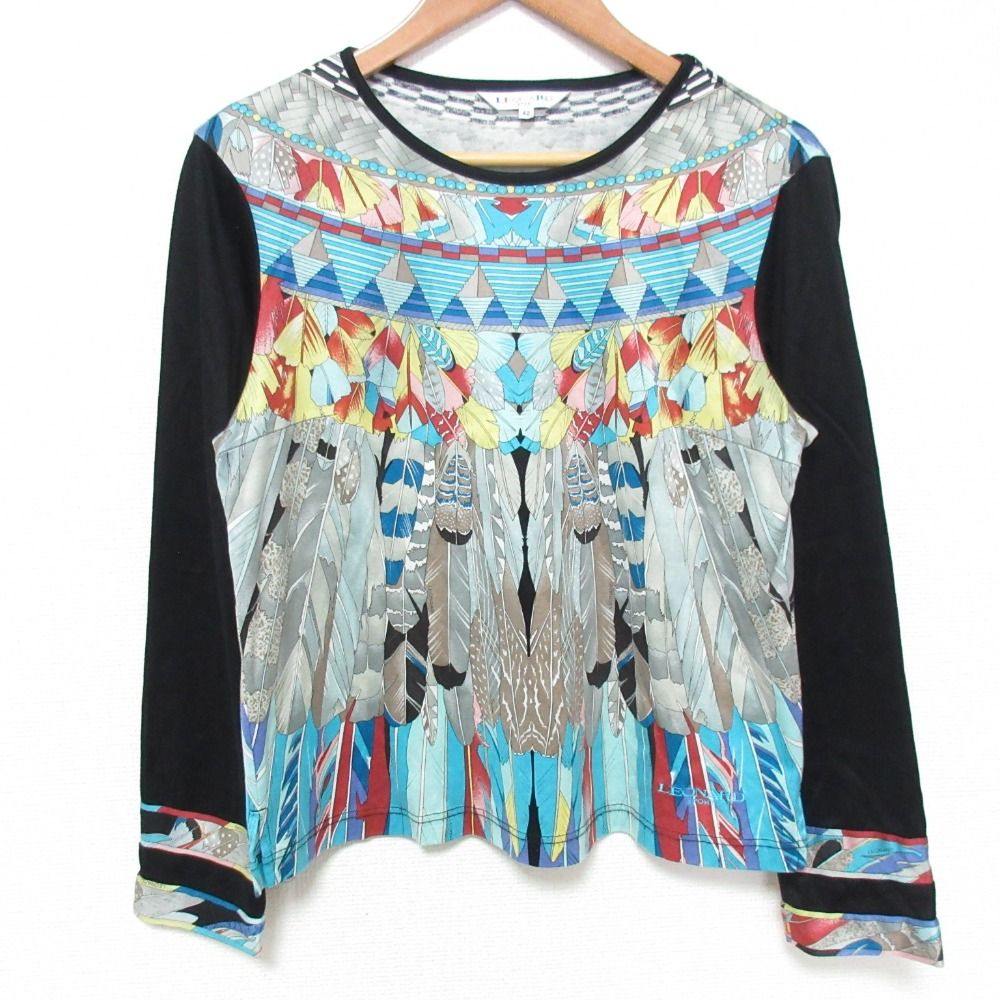 良品 LEONARD SPORT レオナールスポーツ フェザープリント ロング