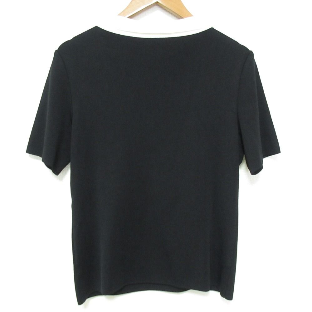 良品 FOXEY フォクシー セレナ ニット半袖ブラウス 37673 サイズ40