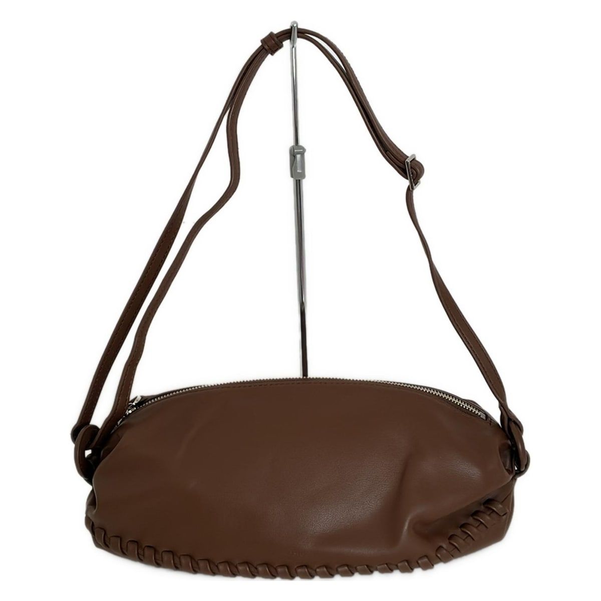 VASIC(ヴァジック) ショルダーバッグ美品 ウェルズポケット ブラウン 