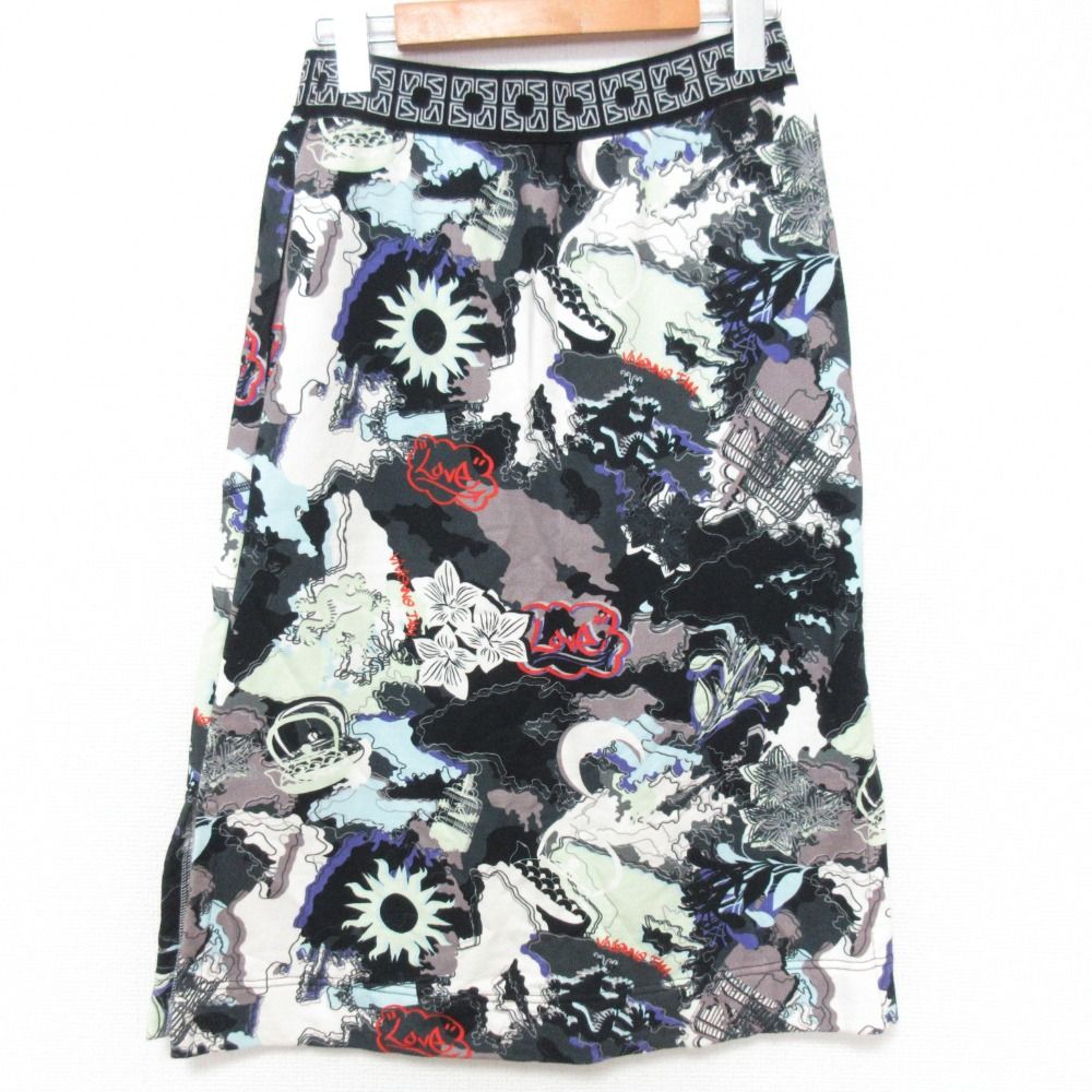 美品 VIVIENNE TAM ヴィヴィアンタム 総柄 スウェット地 スカート