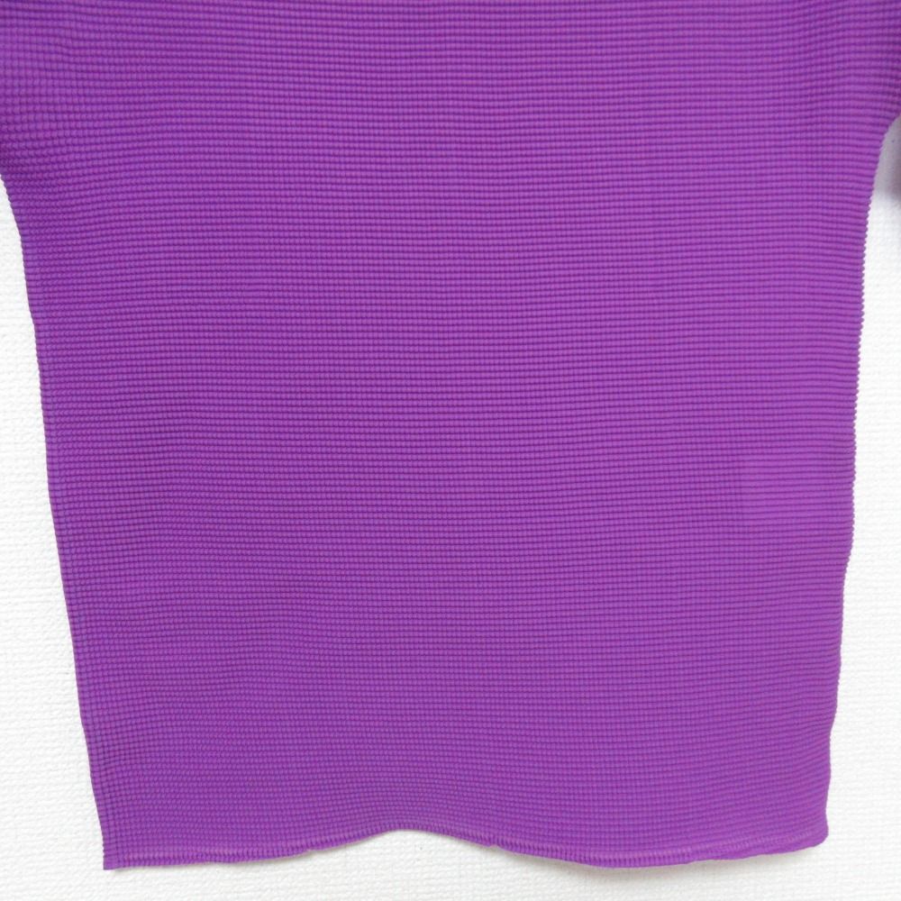 美品 ISSEY MIYAKE イッセイミヤケ スクエアプリーツ ハイネックT