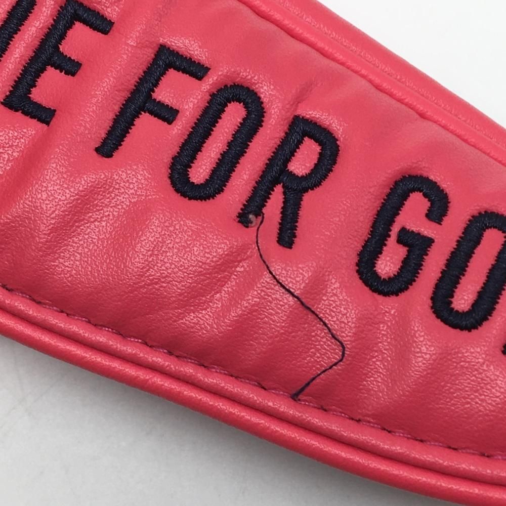 パーリーゲイツ ヘッドカバー2点セット(FW) ピンク×ネイビー ニコ