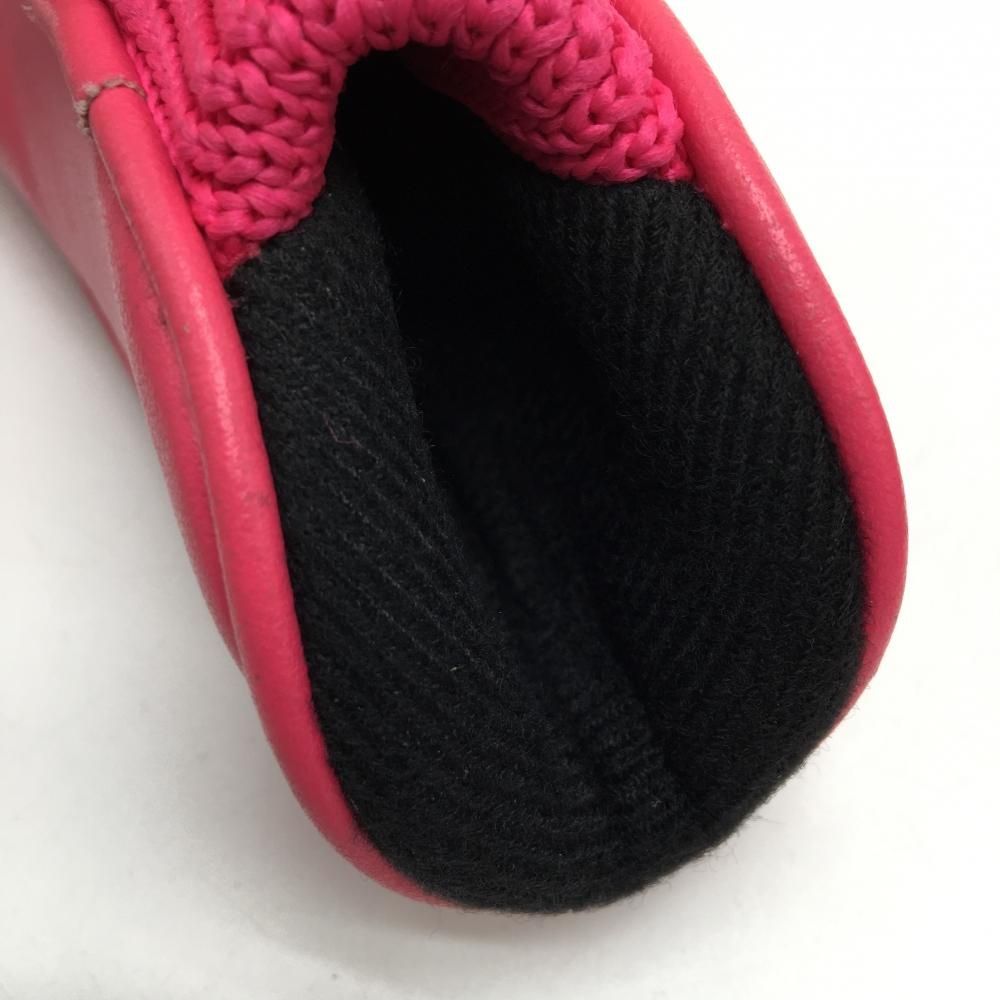 パーリーゲイツ ヘッドカバー3点セット(UT) ピンク×ネイビー