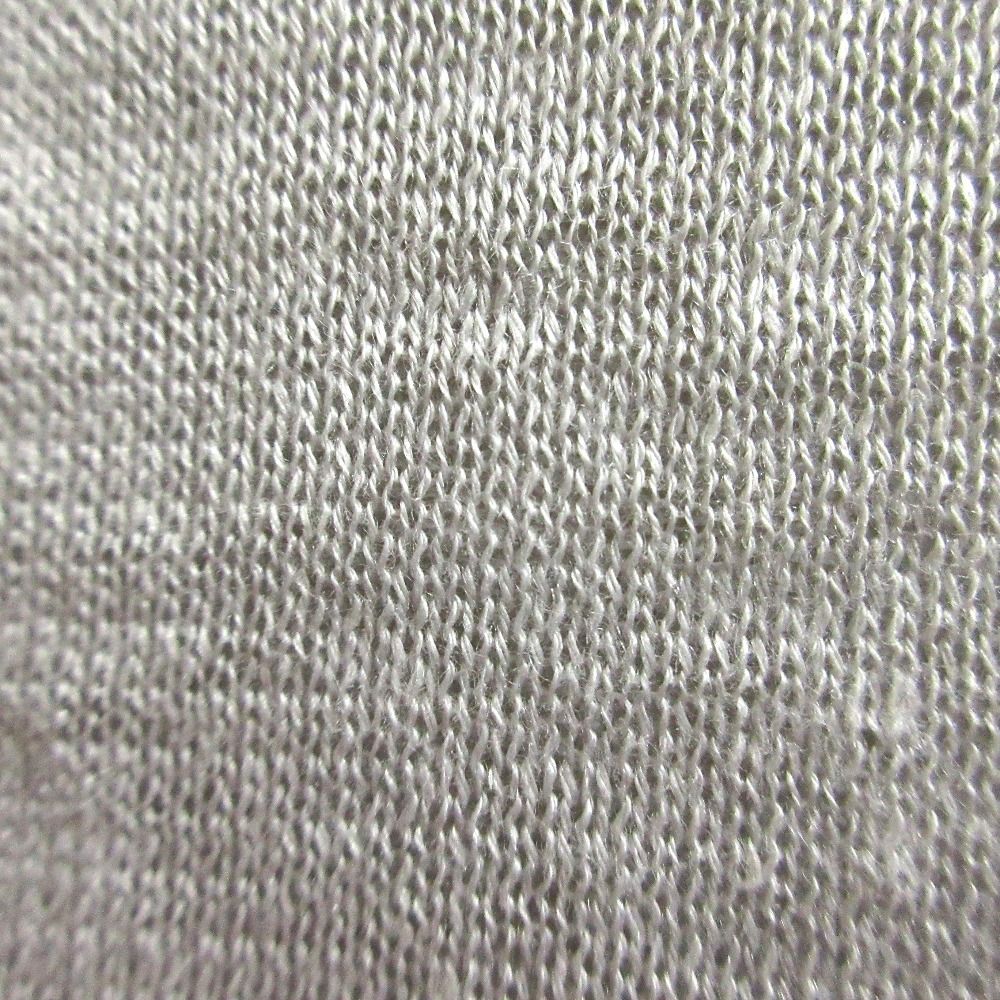 HOWELL マーガレットハウエル ファインリネン ハーフスリーブ ニットセーター サイズ2 グレー レディース 古着