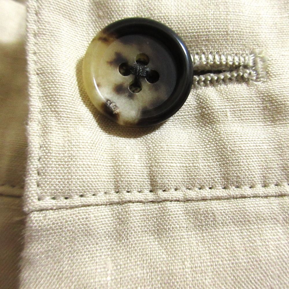 HOWELL マーガレットハウエル リネンワイドパンツ サイズ2 ベージュ レディース 古着