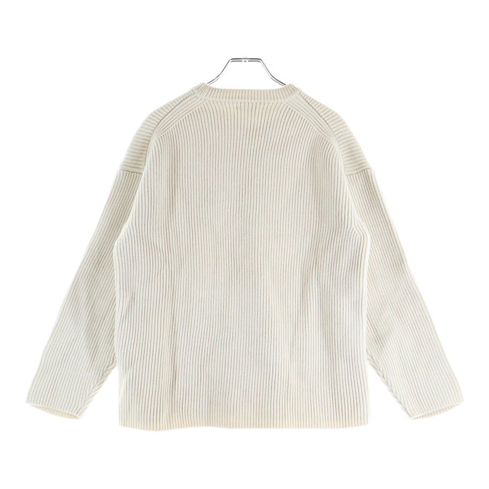 AURALEE (オーラリー) 17AW SUPER FINE WOOL RIB KNIT BIG P/O